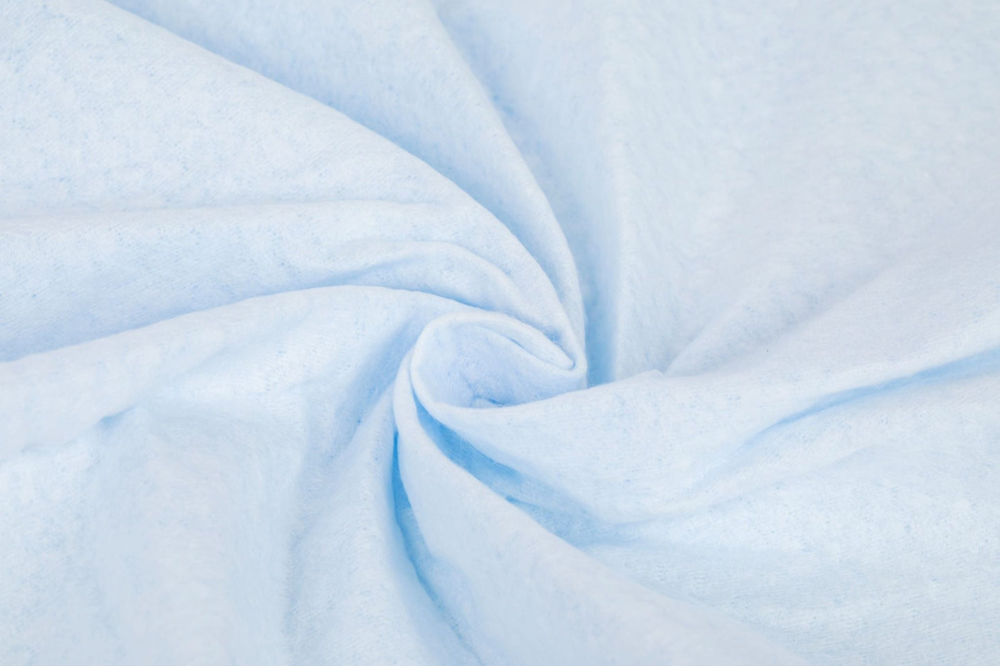 a closeup view of a vommat swirled to show softness